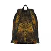 Sac à dos carbag d'étudiant Golden Dragonfly Mandala Author-Bag School