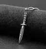 Hip Hop Dagger Sword Nóż Blade Stal nierdzewna Naszyjnik dla mężczyzn Kobiety Jewlery Dift Naszyjniki 8130659