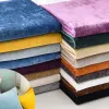 Kudde fyra säsonger universell förtjockar chenille soffa tyg fast färg gardin bordduk kast kudde diy sy hem textil tyg
