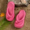 Slippers Women Flip Flops Thick Platform 2024 Fashion Non-Slip Beach Summer Ladies Slides Shoes Home House EVA