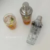 Tasses de niche coréenne Coffee Shop Glass Snow Bottle Scale Hand Shaker Cocktail Milk Thé