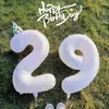 Party Decoratie 32 40 inch Big Foil Verjaardagsballonnen Luchtnummer 0-9 Ballon Happy Wedding Decorations Douche Grote figuren Globos