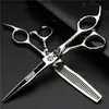 Hair Scissors Hair Scissors Dresser Professional 60 55 7 Inch 440c Japan Steel Right Left Hand Thinning Tesoura Cutting Shears7632943 Q240425