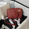 12A Upgrade Mirror Quality Designer Mini Camera Quilted Bag Real Leather Red Lambskin Purse Vintage Handbag Clutch Crossbody Shoulder Chain Strap Box Bag With Box