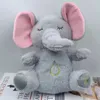 30 cm bébé respirant ours enfants apaisant la loutre en peluche jouet mignon koala éléphant mouton music companion souilleur et poupée légère 240422