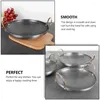 Casseroles en acier inoxydable sans bâton Small Croting Dish Birthday