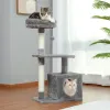 SCRAYERS Domestic Domestic Cat Cat Frame Cat Cat Scratching Post Tree Scratcher Pole Meuble Cat Toy Plac Zabaw DLA Kota Pet Produits