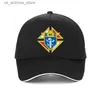 Ball Caps Columbus Knight Baseball Hat Fashion Mens Hat Regolable Dad Hat di alta qualità Cappello da corsa regolabile Q240425