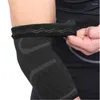 Knäskydd 1 bit armbåge stöd elastisk gym fitness nylon skyddande dyna absorbera svett sport säkerhet basket spel arm ärmhylsa