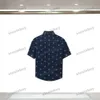 Xinxinbuy Men Designer Tee T Shirt 2024 Włochy Parisgold list haft dżinsowy bawełna bawełniane kobiety białe czarne m-2xl