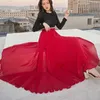 Stage Wear Dance Costume Vrouwen 720 graden Chiffon Rok Ballet Gypsy Dancer oefenkleding Assorted Long Dance Rok Women Party Jurken D240425