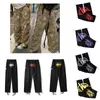 Camo pants track pants flared sweatpants trousers sweatpants pants mens designer baggy women tracksuit daily outfit black casual Unisex version trousers