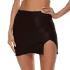 Skirts High Waist Skirt Ladies Mini Pencil S- XL Wet Look Women Bodycon Faux Leather Brand Durable Practical