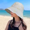 Breitkrochhelme Eimer Hats Anti-UV-Spitzenfischer Hut Heißer Verkauf Anti-sun atmungsaktivem Eimer Hut Verstellbarer Tren Baseball C la J240425