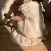 Flicka klänningar flickas flygande ärm avslappnad sundress semester vit kjol småbarn 4t spädbarn tacksägelse klänning