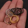 Earrings 1PC 6mm to 16mm Stainless Steel Hinged Segment Clicker Ring Hoop Nose Septum Piercing Helix Cartilage Daith Earring Jewelry