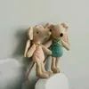 Pluszowe lalki nordycki tkanina sztuka myszka lalka kciuka