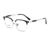 Cadres de lunettes de soleil 53 mm 2024 Titanium Alloy Man Square Glasses Cadre Prescription Optical Eyeglass 9019BT