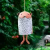 Decorative Figurines Resin Cute Pet Wind Chime Crafts Outdoor Pendant Rural Garden Animal Handmade Courtyard Decoration