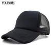 Ball Caps Youbome Baseball Cap Men Brand Flat Snapback Hats Kamena do Casquette Bone 5 Panel Mesh Summer Hip Hop Malen Tad Hat