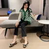 Casual Shoes Pearl Decoration Leopard Flat Woman Square Toe Bowtie Ballet lägenheter Blandad färgtryck Slip på loafers Moccasins