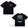 Rhude camiseta de verão Designer camiseta Men t Camisetas tops letra de luxo impressão camisa masculina feminina roupas de manga curta S-xl Tshirts Mankions Brands Asia Tamanho S-XL 2680