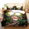 Sets Jagermeister Deer Muster Duvet Cover Set Bedding für Kinder Erwachsene Bett Set Game Quilt Cover Deckabdeckung Bettwäsche Set