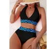 Nouveau maillot de bain en bikini fendu couvrant le nœud de bain de bikini sexy du ventre sexy