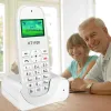 Tillbehör trådlös telefon GSM SIM -kort Fixad mobil för gamla människor Hem mobiltelefon Fasttelefon Handfree Wireless Phone Office House Brasilien