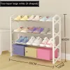 Racks Simple Shoe Rack Rack Economic Multicouche Assembly Dormitory Organizer Space Sauvegarde de stockage de stockage Chaussures du support Organisateur du support