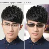 Frames Aluminum Magnesium Half Frame Photochromism Prescription Glasses Chameleon Myopia Glasses with Degree 1.0 1.25 1.5 to 6.0