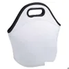 SUBLIMACIÓN Bolsas en blanco Bolsas Bolsas reutilizables Caja termal de carcasa Carry Bolsos de carro Drop entrega Dinina Home Garden Dinin Dhebv