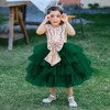 Girl's Dresses Fluffy Christmas Baby Girls Party Dress Sequins Bow 1st Birthday Baptism Princess Kids Wedding Dresses for Girls Bridemaids Gown d240425