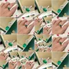 Кольца очарование Emerald Dimaond Обещание Кольцо 925 Стерлинговая обручальная группа для женщин свадебные украшения подарки подарки OTKVR