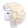 Monroe Short Roll Gold Gold End Anime Womens Halloween Cos Wig Marilyn