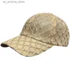 Ball Caps Spring Mesh Womens Baseball Hat Summer Outdoor Breathable Sun Vision Design Luxury Design Brand Hat Hip Hop Casual Hop Q240425