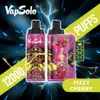 VapSolo Viking 12K Puffs wegwerp E Sigaret 12000 Puff Bar Vapers Oplaadbare batterijvape Pen 15 SMAVOREN 2% 5% NICOTINEVAPEN met scherm