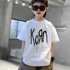 T-shirt Korn Cartoon Rock Band Music Album Thirt Boys Girls Girls Harajuku Metal Gothic Oversize T-shirt Summer Cotton Child Short Short Short ShortSl2404