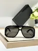 Summer Women Eyewear Luxury Brand Designer Fashion Oversize Mask Sunglasses for Womens Men Large Frame Wrap UV400 Protective Glasses 652