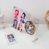 Ramar akrylbild ram magnetisk dubbelsidig fotoram idol fotokard hållare skrivbord prydnad fotoram display stativ