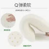 Pillow Natural Latex Thin Soft Sleeping Wave Pillow To Help Sleep Adults Ultrathin Long Low Pillow To Protect The Cervical Spine