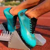 Buty Track Spikes Buty do biegania dla mężczyzn i kobiet Pro Oddychane Buty lekkoatletyczne Sprinter Dystans Run Sports Gym Jogging