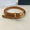 Cinturão Pra da moda para mulheres Luxo Italiano Mesmo estilista de estilo 1.8 cm Cinturão