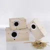 Zuchtkäfig Outdoor Cockatiel Medium Accessoires und Holzdekorationsbox Haus großer Vogelgarten kleiner Papagei 240419