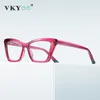 Solglasögon Vicky Women's Fashion Anti-Blue Läsglasögon Enkla optiska ramar med receptbelagd myopia hyperopia PFD2151