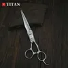 Hair Scissors Hair Scissors Titan Japan Original 6.0 Professional Hairdressing Barber Set Cutting Q240425