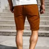 Plus size s-3xl Men shorts jeans casual moda vintage verão slim fit hole angustiado ripped elástico joelho curto jean 240422