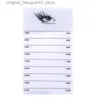 Falska ögonfransar 1 Eyelash Pad Acrylic Eyelash Clip Holder Pad Personal Eyelash Patch Makeup Tool Palette Eyelash Extension Lim Acrylic Board Q240425