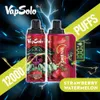 VAPSOLO VAPSOLING 12K PUFFS 12000 Vape Vape Vape Vape Kits Vapor Kits Vaporizador 2% 5% Nicotina Recarregável Tipo C Display de tela Pre -preenchido pré -preenchido