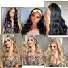 La Guía para principiantes para comprar las mejores pelucas en línea en 2024 Wig Synthetic For Black Women Diargue de diadema Rubia y cosplay